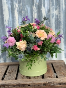 Floral Burst Hat Box